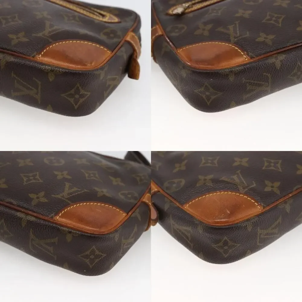 Louis Vuitton Monogram Marly Dragonne GM Clutch Bag Brown